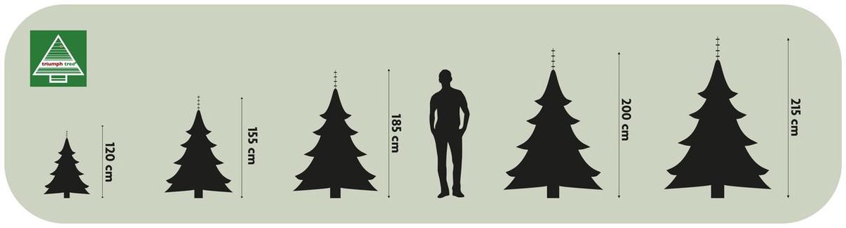 Triumph Tree Sherwood Deluxe Kunstkerstboom H120 Groen
