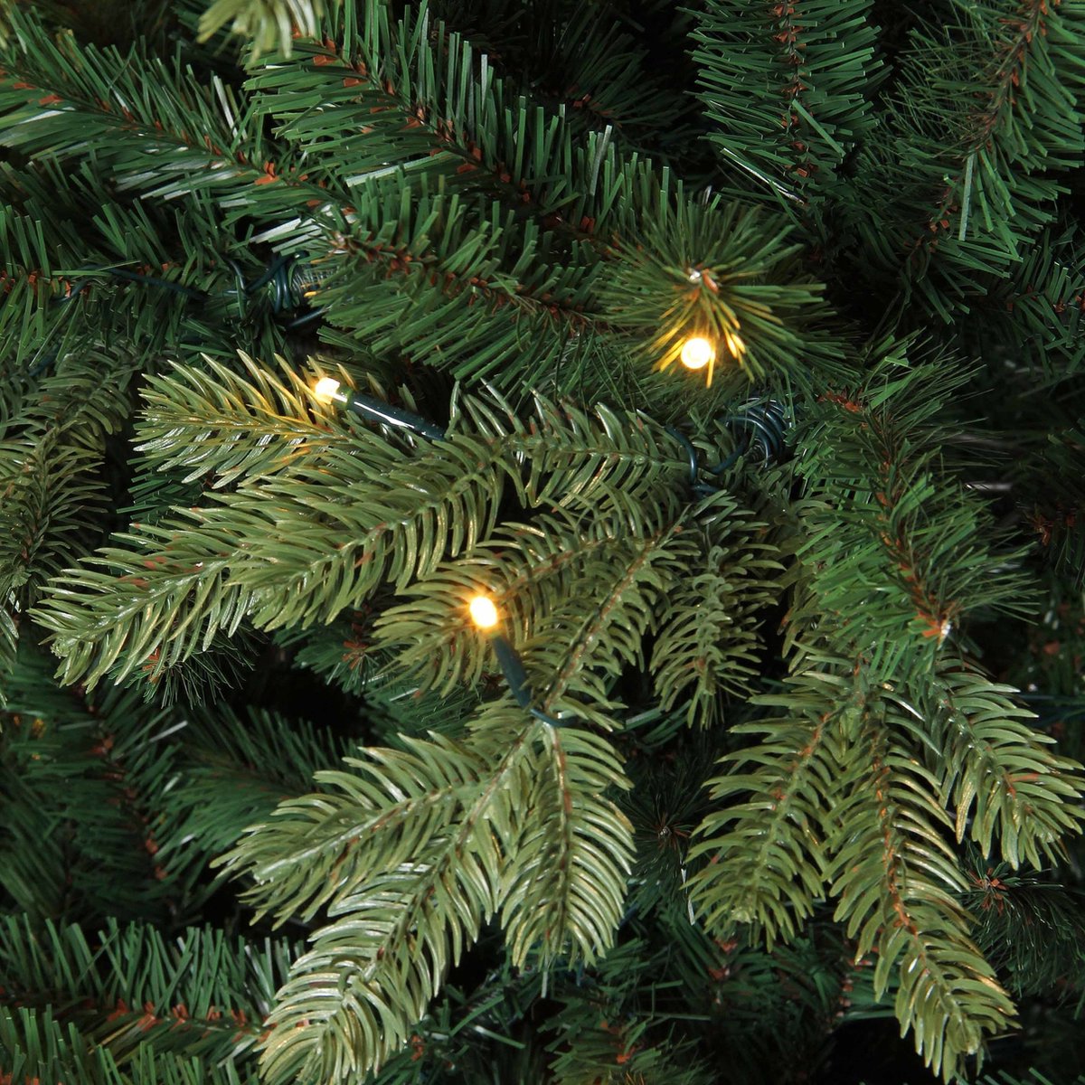 Triumph Tree Sherwood Deluxe Kunstkerstboom LED H185xØ127 cm Groen