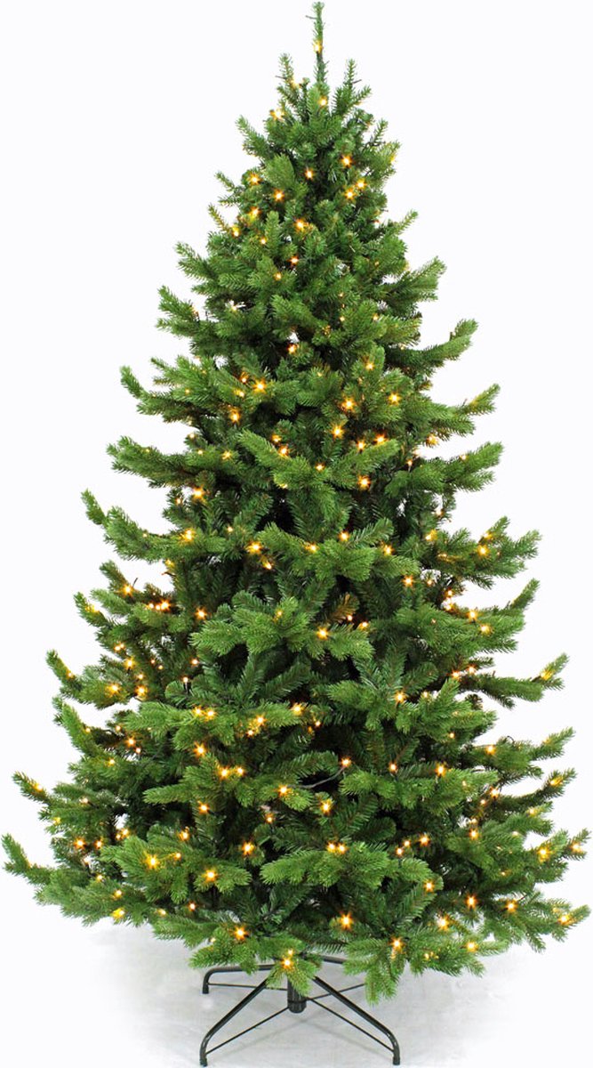 Triumph Tree Sherwood Deluxe Kunstkerstboom LED H185xØ127 cm Groen