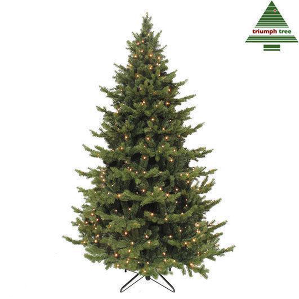 Triumph Tree Sherwood Deluxe Kunstkerstboom LED H185xØ127 cm Groen