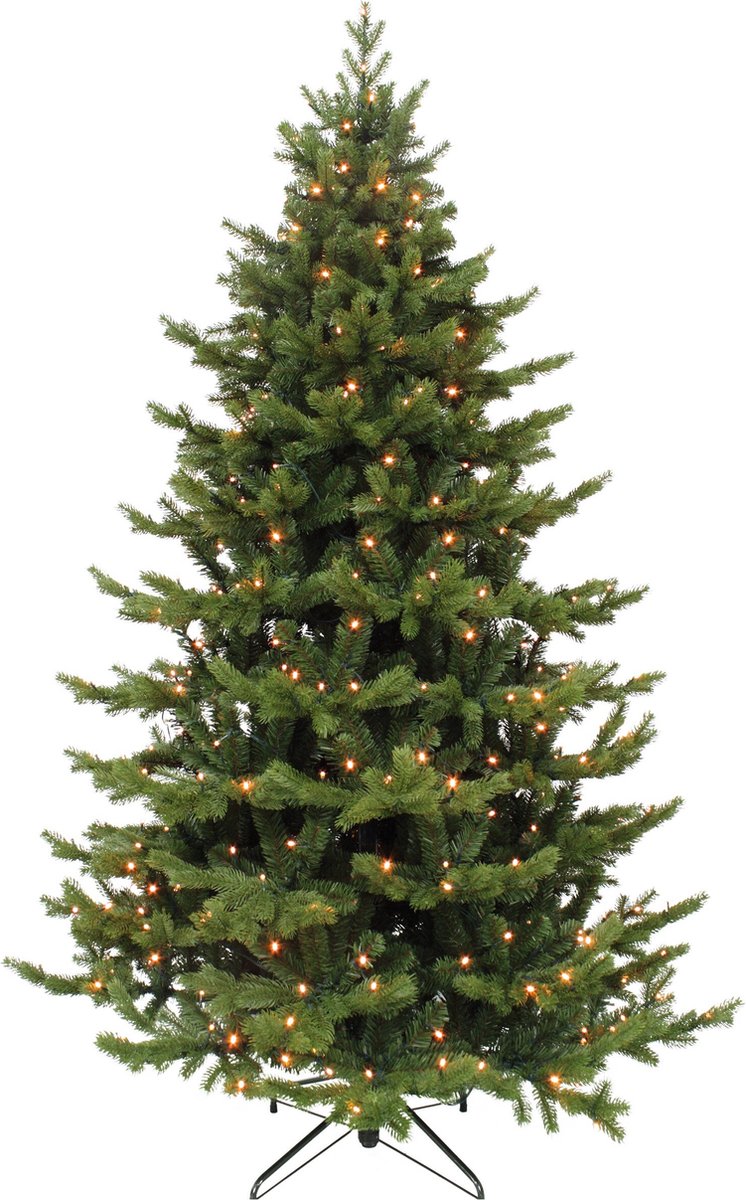 Triumph Tree Sherwood Deluxe Kunstkerstboom LED H185xØ127 cm Groen