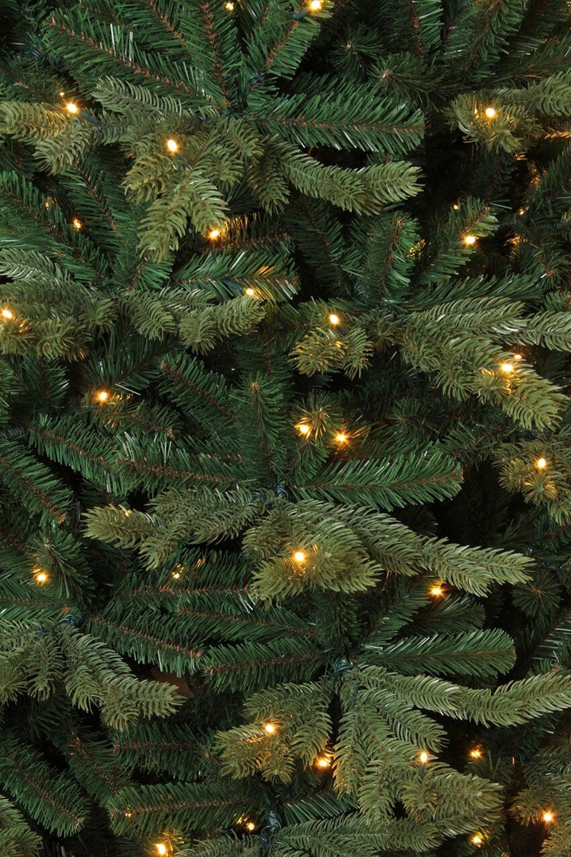 Triumph Tree Sherwood Deluxe Kunstkerstboom LED H185xØ127 cm Groen