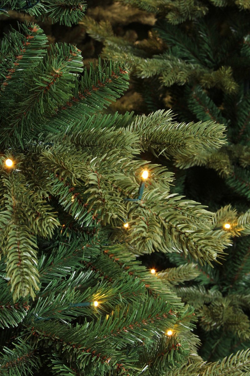 Triumph Tree Sherwood Deluxe Kunstkerstboom LED H185xØ127 cm Groen