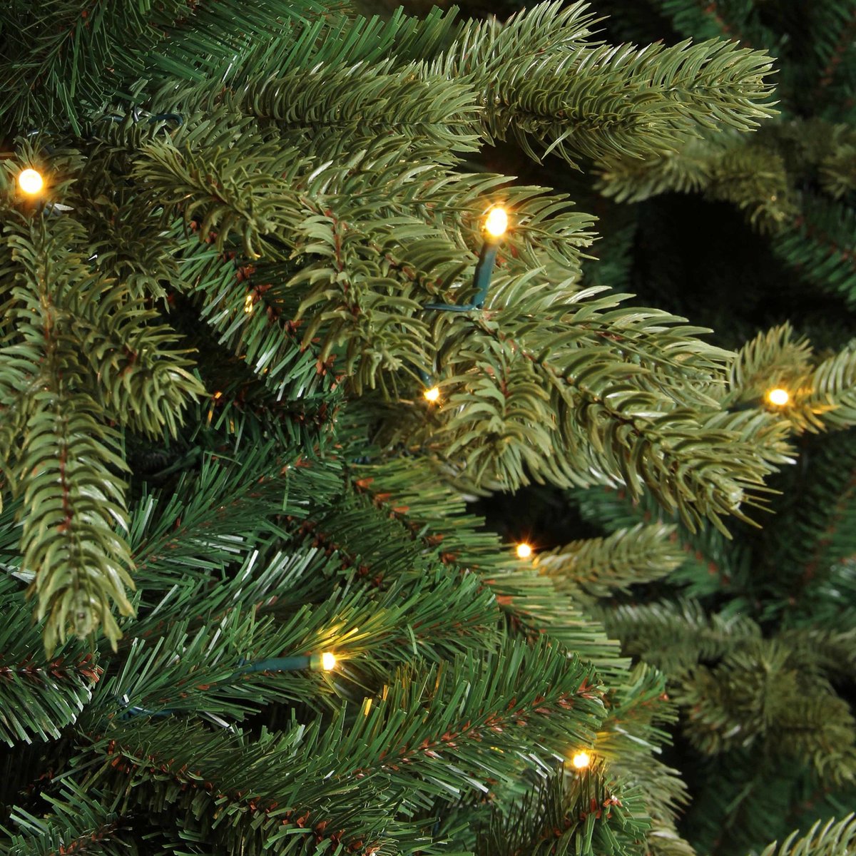 Triumph Tree Sherwood Deluxe Kunstkerstboom LED H185xØ127 cm Groen