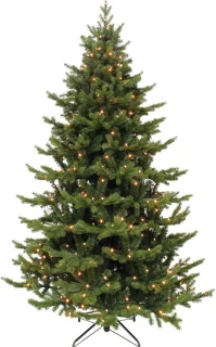 Triumph Tree Sherwood Deluxe Kunstkerstboom LED H185xØ127 cm Groen