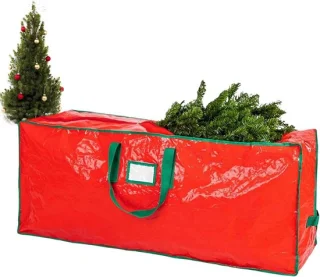 Universeel Kerstboom Opbergtas Rood (122×38×51 / 165×38×76 cm)