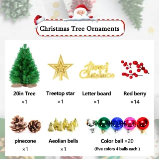 Unyqoos® Mini-kerstboom tafelmodel