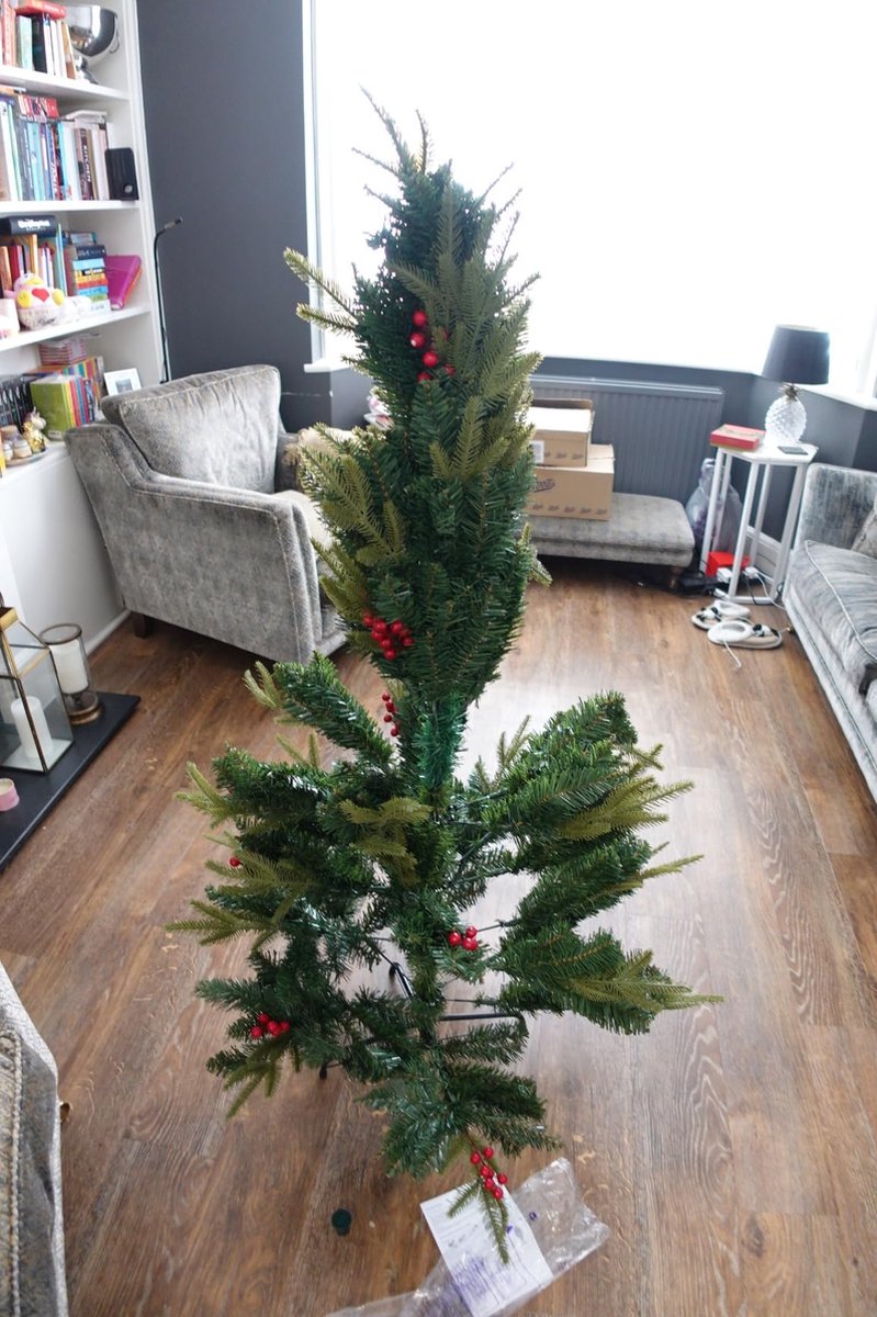 Uten Kerstboom Luxe H150 x Ø85 cm Kunststof Groen