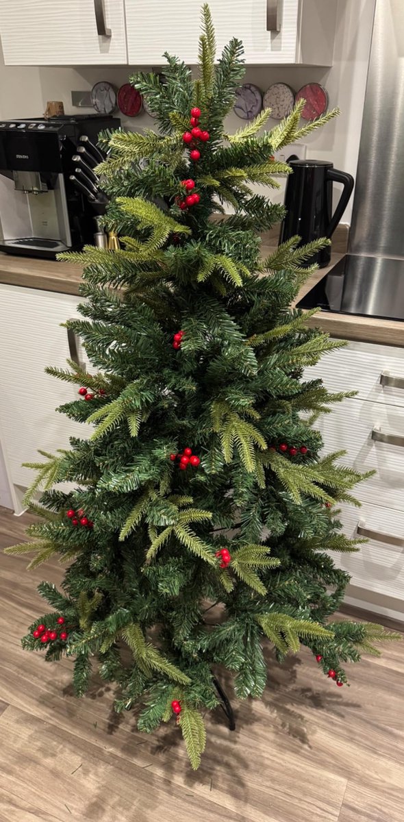 Uten Kerstboom Luxe H150 x Ø85 cm Kunststof Groen