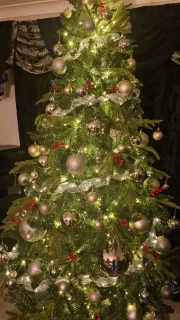 Uten Kerstboom Luxe H150 x Ø85 cm Kunststof Groen