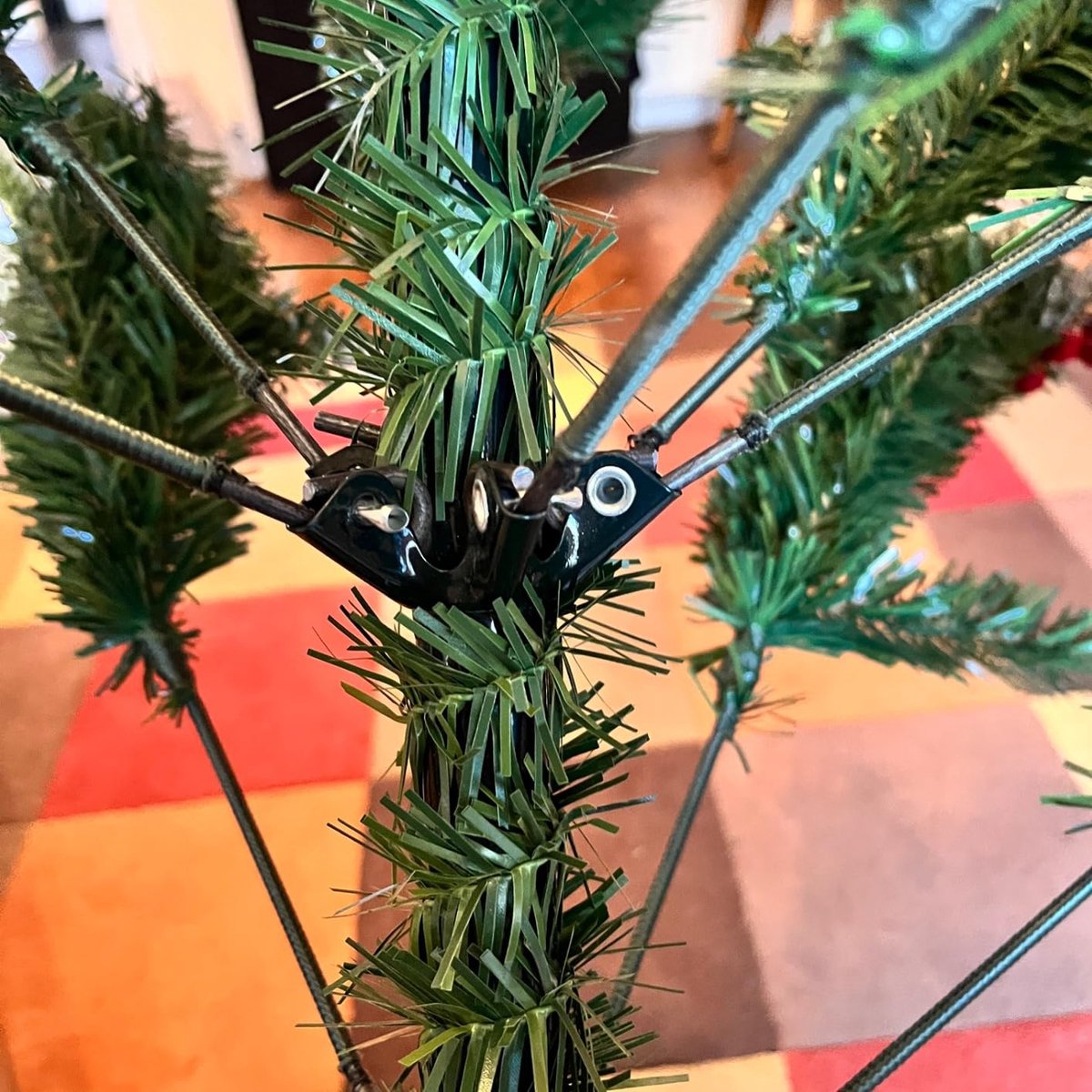Uten Kerstboom Luxe H150cm Rode Bessen PE+PVC