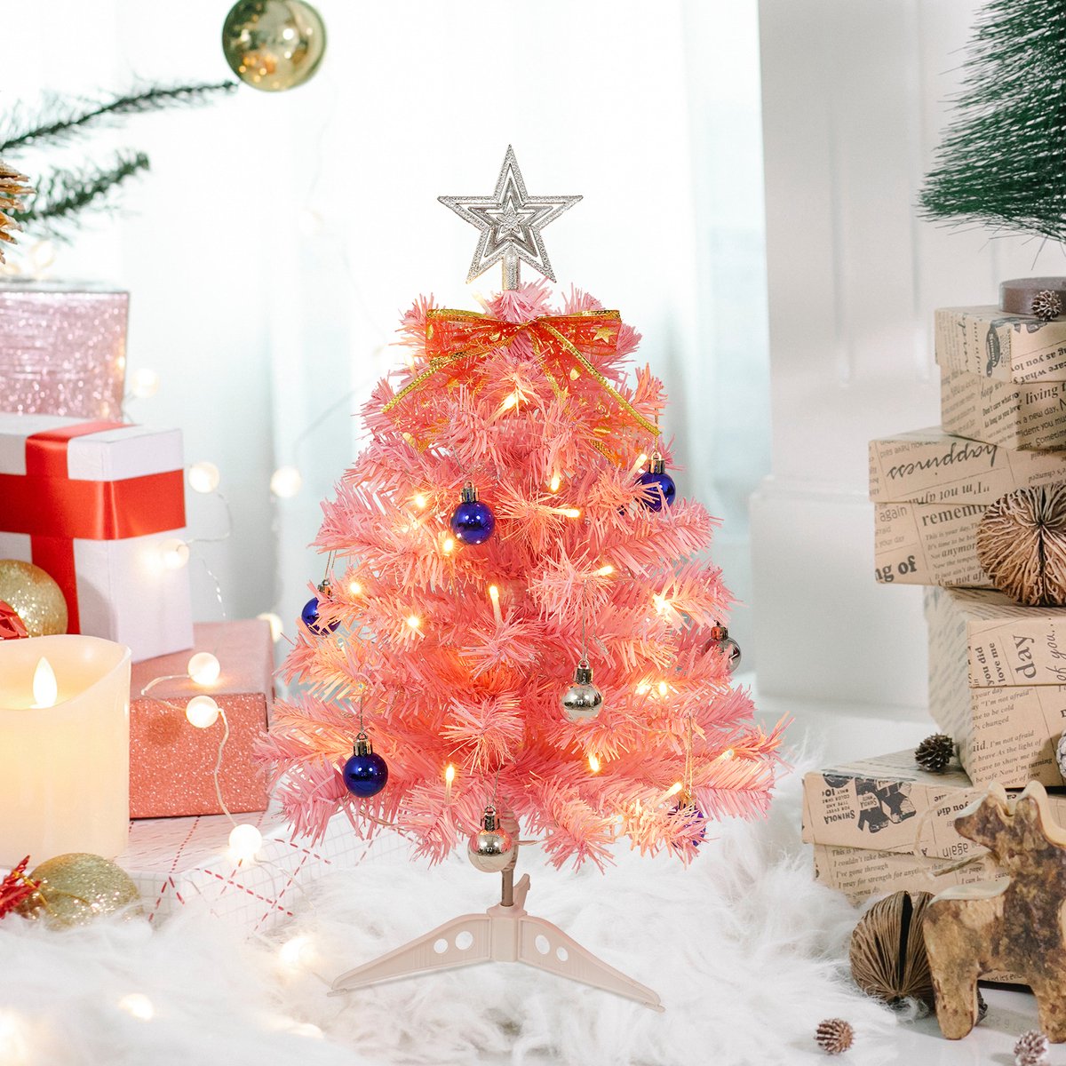 Uten Kerstboom Mini LED 55 cm