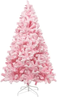 Uten Kunstkerstboom Luxe H180 Roze/Wit