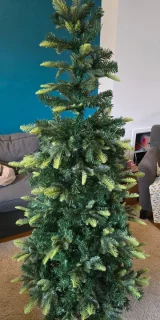 Uten Kunstkerstboom Luxe PE+PVC 225 cm Groen