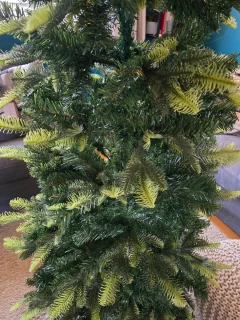 Uten Kunstkerstboom Luxe PE+PVC 225 cm Groen