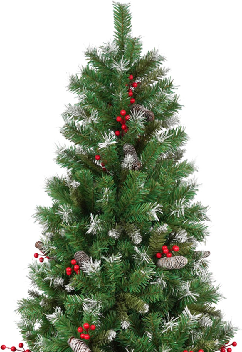Uten Luxe Kerstboom Dennenappels H150 x Ø80 cm groen