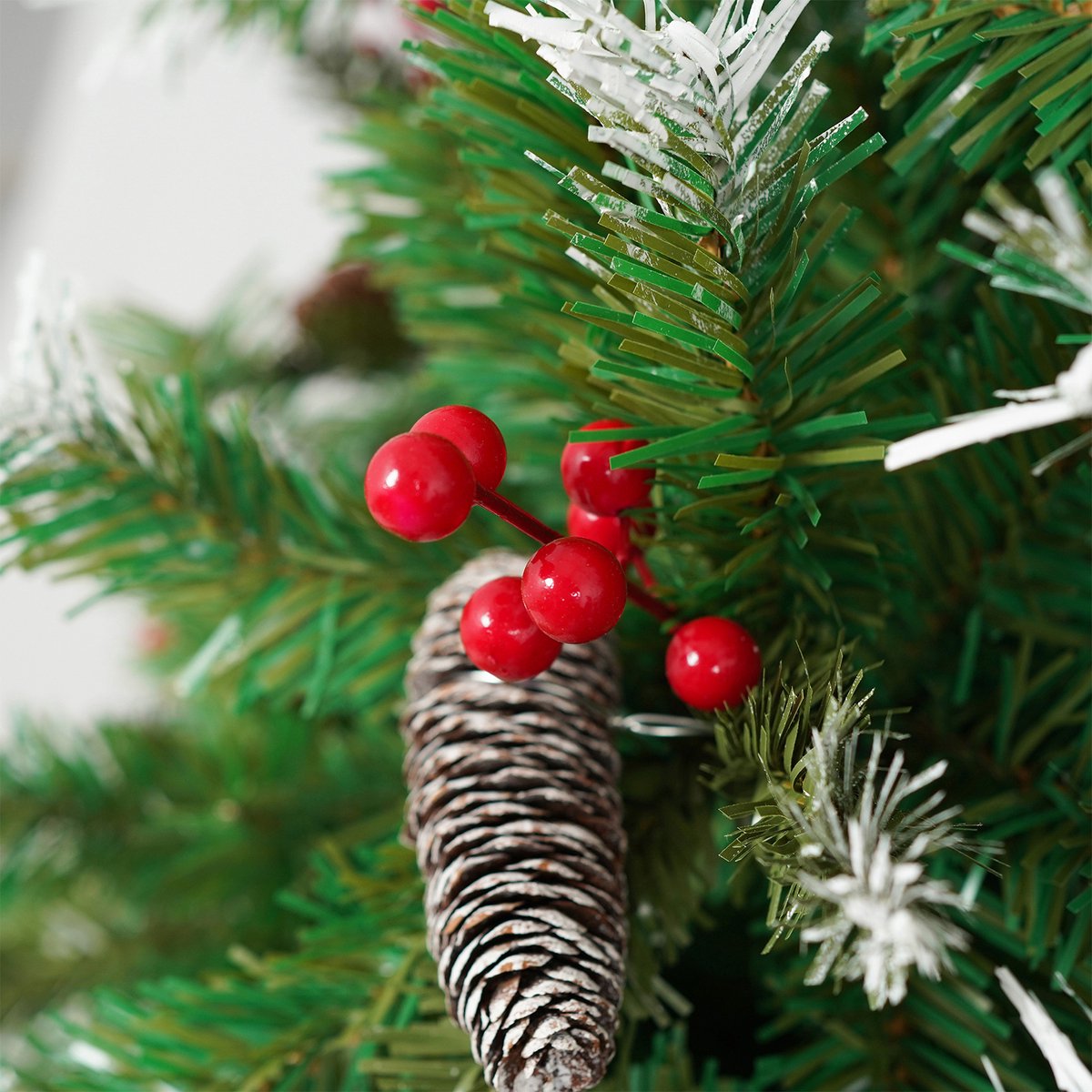 Uten Luxe Kerstboom Dennenappels H150 x Ø80 cm groen