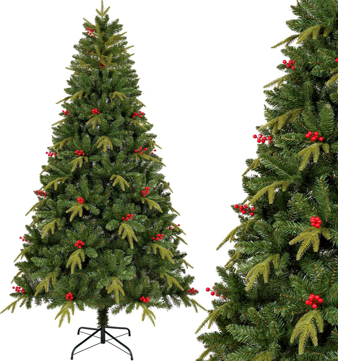Uten Luxe Kerstboom PE+PVC 225 cm Groen