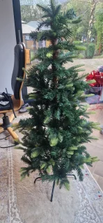 Uten Luxe Kunstkerstboom PE+PVC 180 cm Groen