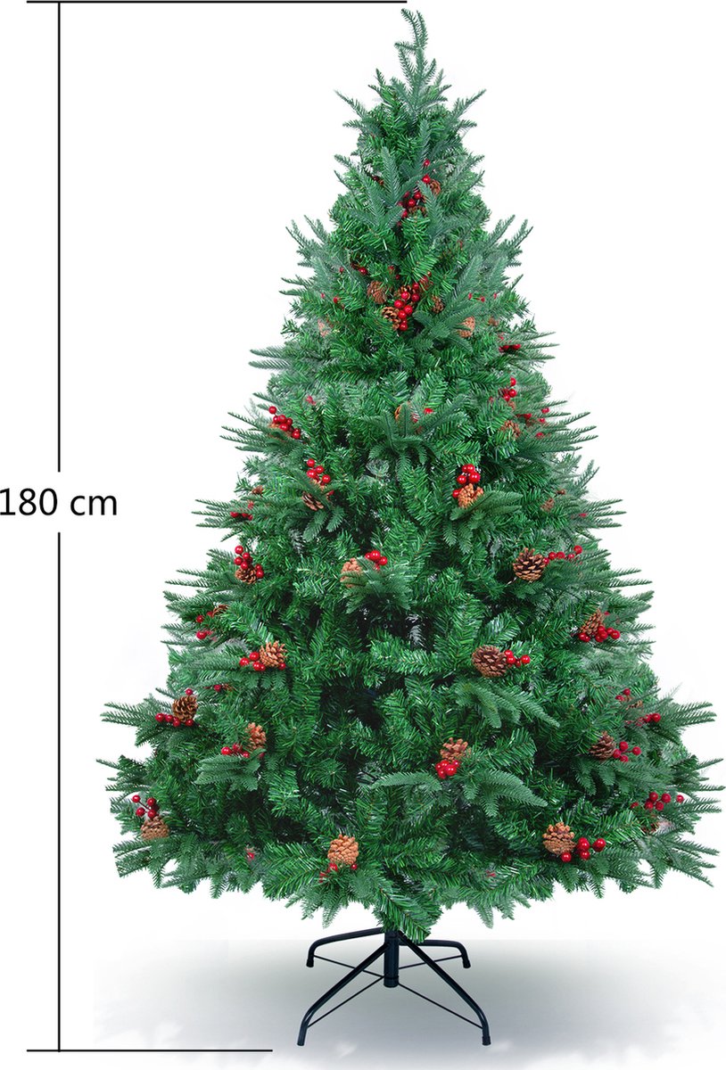 Uten Luxe Kunstkerstboom PE+PVC H180 cm groen