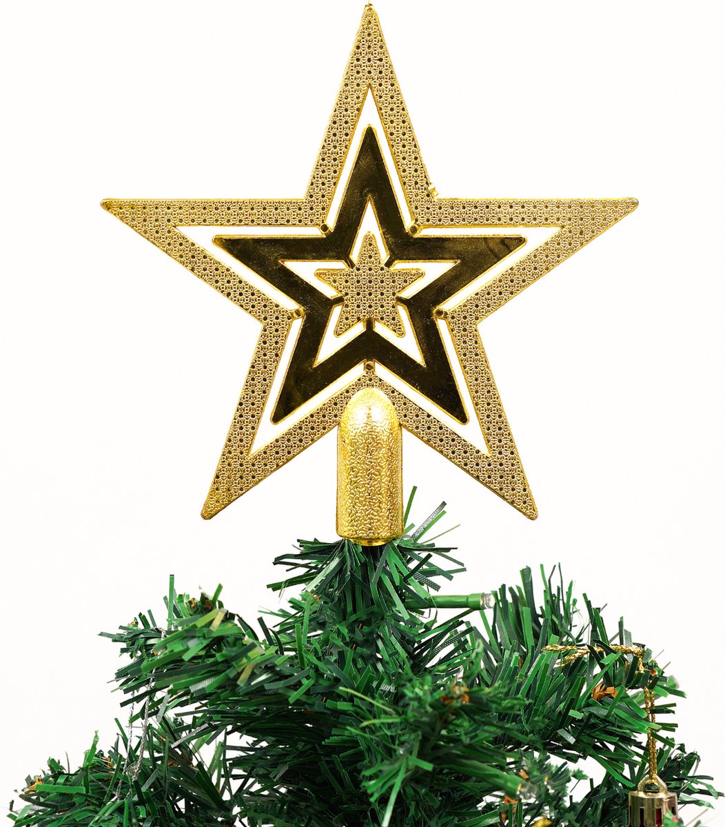Uten Mini Kerstboom 60 cm met LED verlichting - 2 stuks