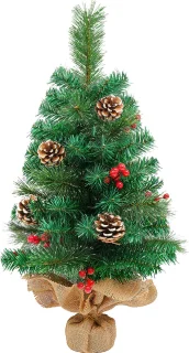 Uten Mini Kerstboom Luxe uitvoering H60 cm