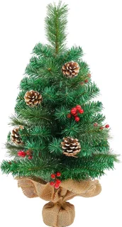 Uten Mini Kerstboom Luxe uitvoering H60 cm