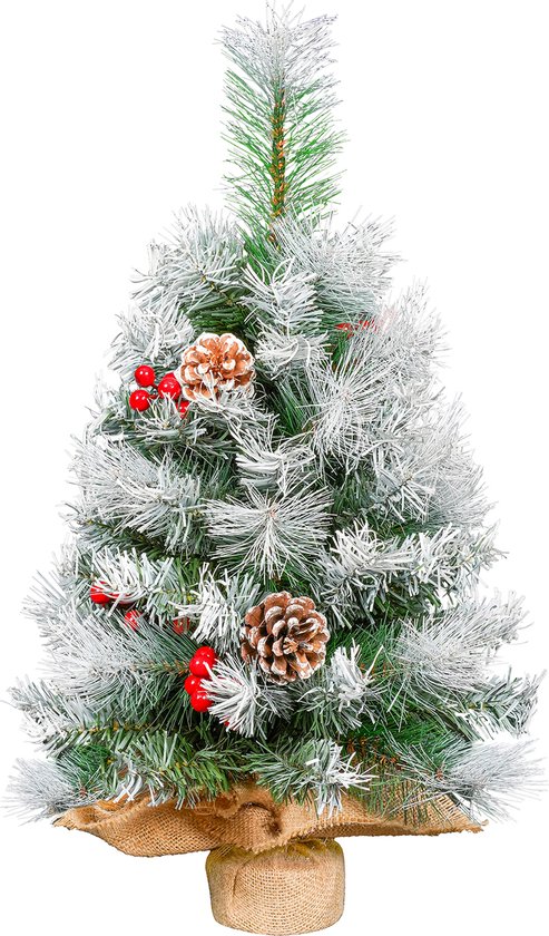 Uten Mini Kerstboom Met Dennenappels H60cm