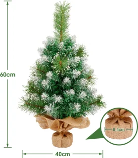 Uten Mini Kerstboom PVC 65 Takken 60 cm