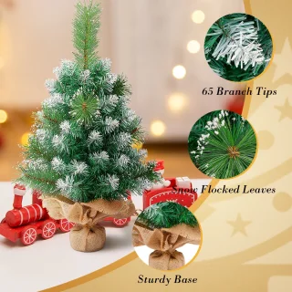 Uten Mini Kerstboom PVC 65 Takken 60 cm
