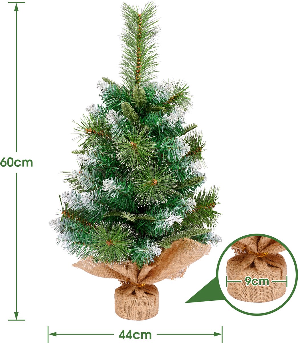 Uten Mini Kerstboom PVC+PE 60 Takken 60 cm