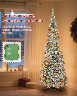 Uten Pop-up kunstkerstboom H180 x Ø68 cm