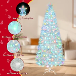Uten Smalle Kunstkerstboom