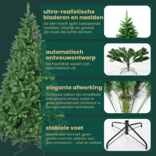 VANKEL Kunstkerstboom 180 cm (PVC)