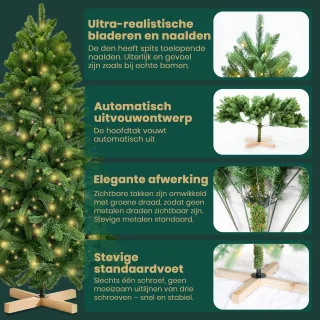 VANKEL Kunstkerstboom 210 cm