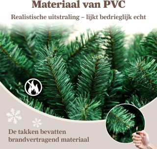 Wat vinden we goed aan de VANKEL Kunstkerstboom 230 cm