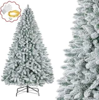 Vankel kunstkerstboom - IJs-en sneeuwkasteel