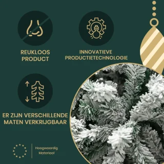 VANKEL Kunstkerstboom PVC 210 cm