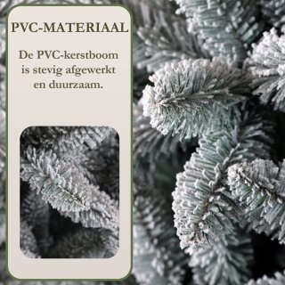 Wat vinden we goed aan de VANKEL Kunstsneeuw Kerstboom 180 cm