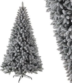 VANKEL 180 cm Kunstsneeuw Kerstboom: vol, realistisch en feestelijk