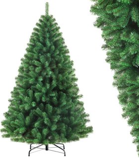 Imposante 210 cm VANKEL PVC kunstkerstboom: vol, stabiel en gebruiksvriendelijk