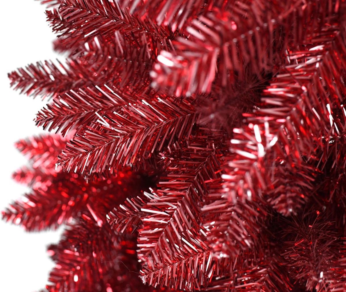 Vegas Red Pink kunstkerstboom 152 cm metaalvoet