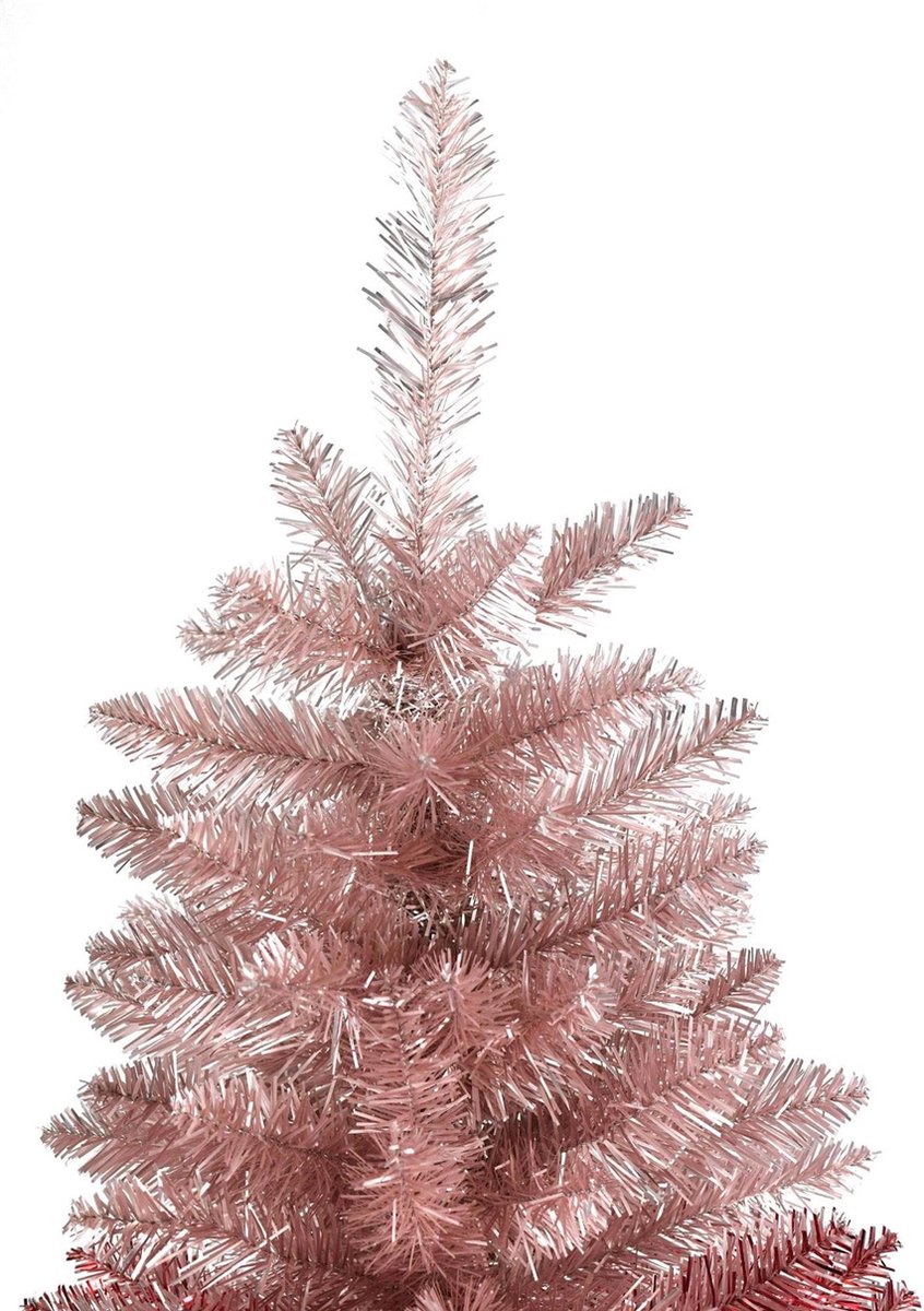 Vegas Red Pink kunstkerstboom 152 cm metaalvoet