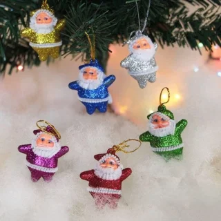 Vemera Kunstkerstboom Santa 25 cm - 6 stuks
