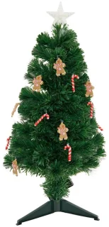 Verlichte kerstboom met glasvezel Mannelé