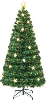 Verlichte kunstkerstboom