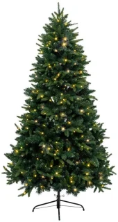 Verlichte kunstkerstboom Green Creek 210 cm