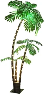 Verlichte kunststof palmboom 6ft