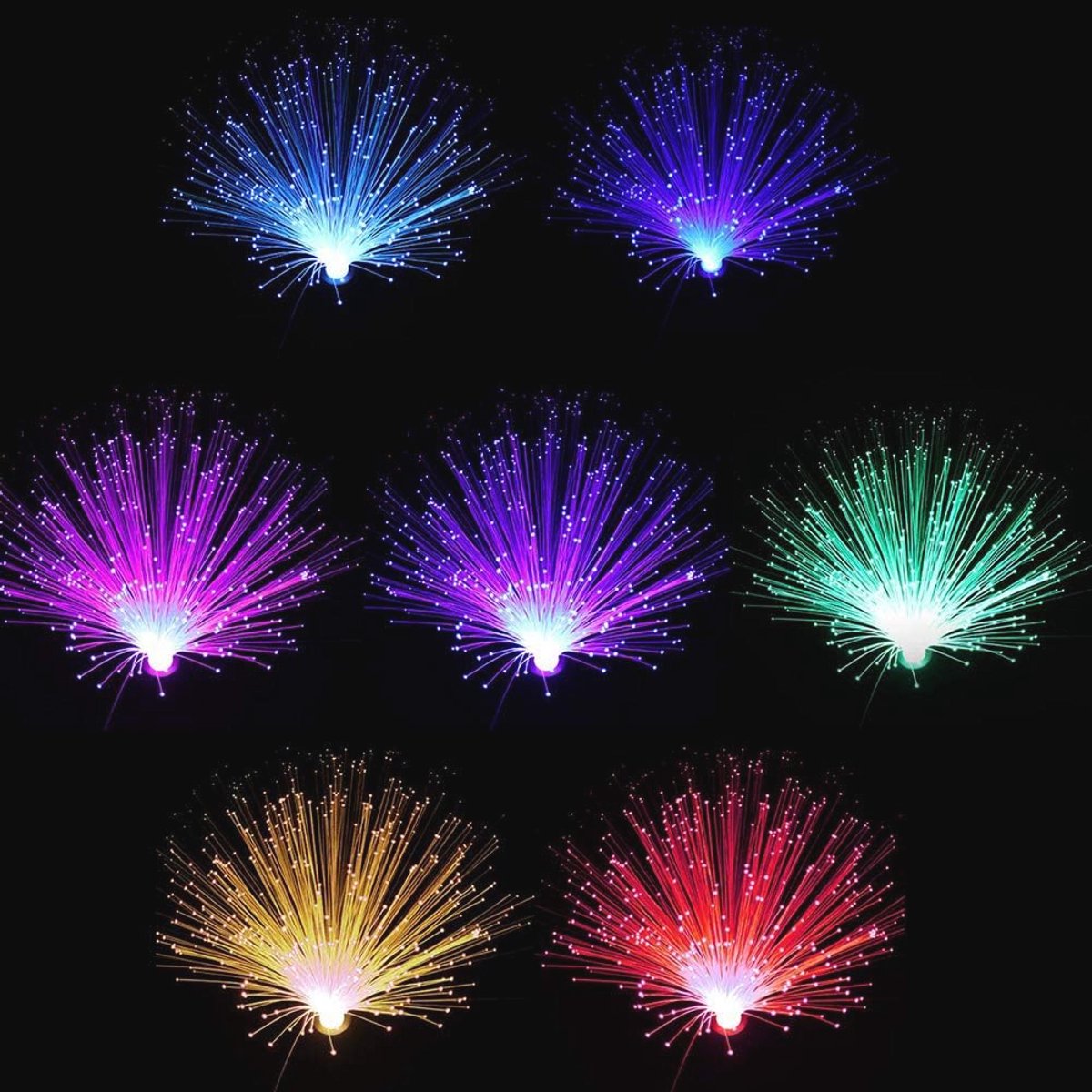 Vezel-optiek Kleurwissellamp LED Nachtverlichting