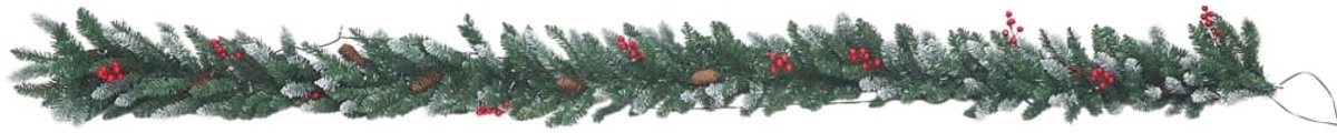 vidaXL 4-delige kerstdeurdecoratieset PVC